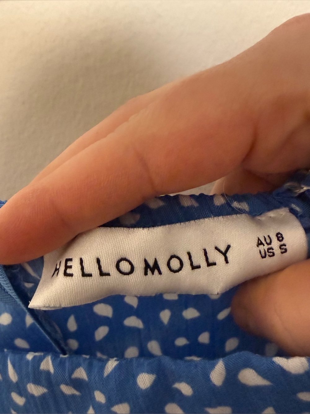 HELLO MOLLY DOWN TO GEORGIA DRESS BLUE S - Picture 4 of 7